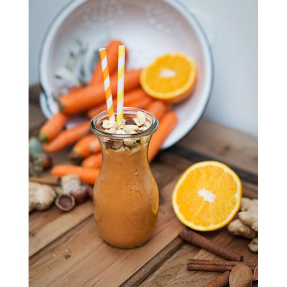 Mrkvové smoothie s pomerančem
