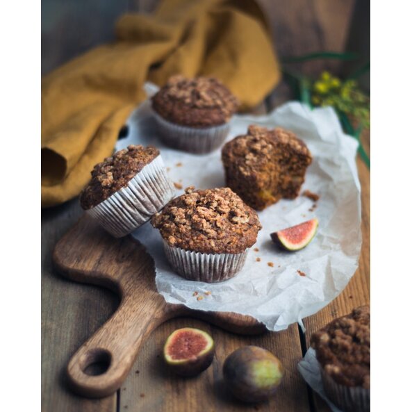 Kurkumové muffiny s mrkví a jablíčky