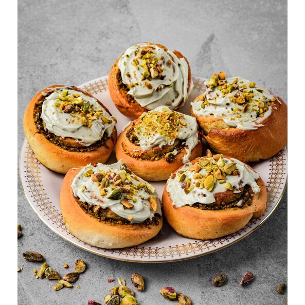 Matcha-Pistazien Rolls