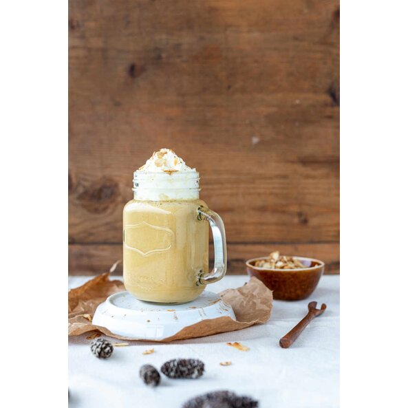 Kürbislatte mit Kokosblütenzucker