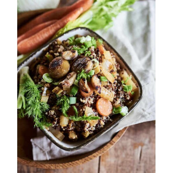 Fenchel-Eintopf mit Quinoa