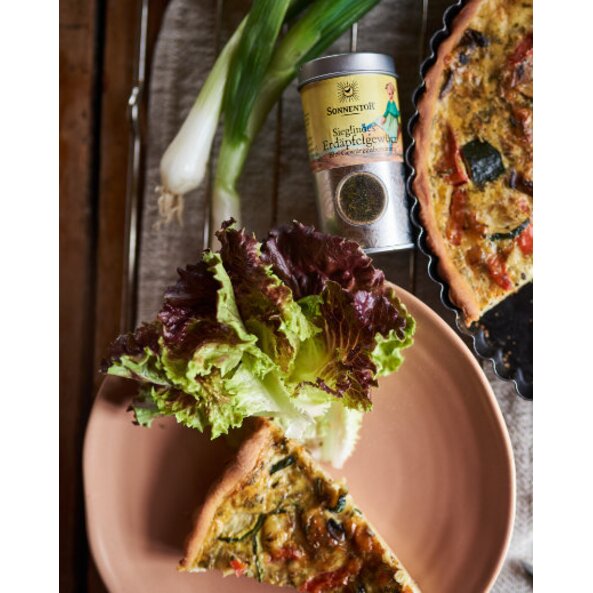 Reste-Quiche mit Grillgemüse