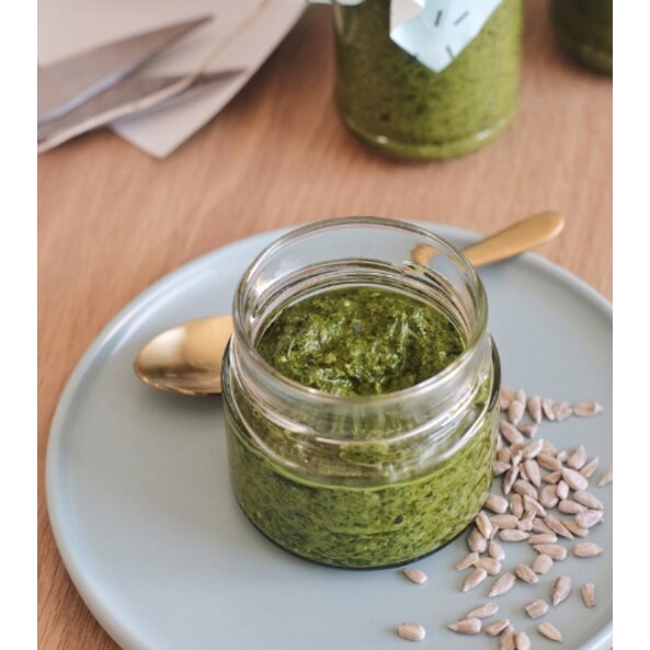 Bärlauchpesto mit Sonnenblumenkernen