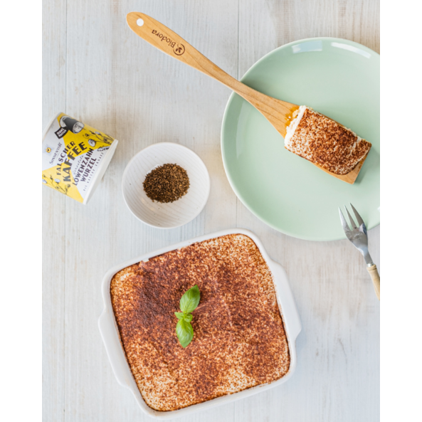 Veganské tiramisu s pampeliškovým kafem
