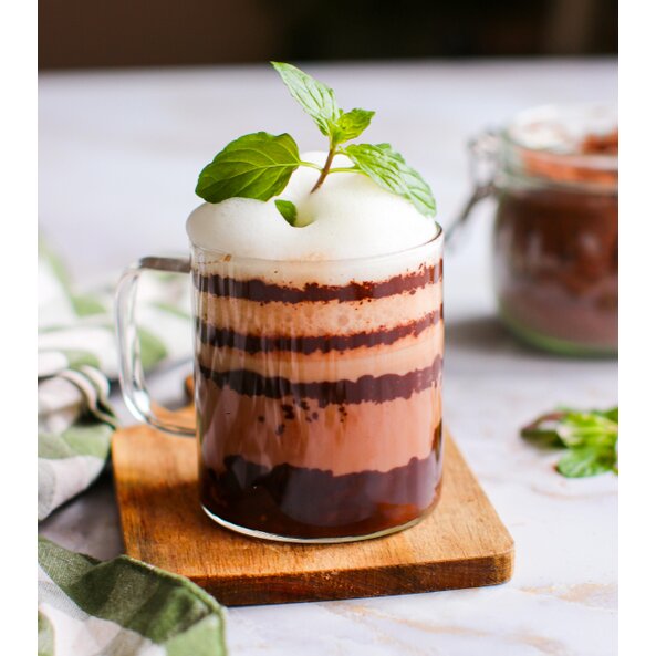 Peppermint Chocolate Mocktail